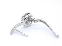 Witgouden oorbellen met diamant - afbeelding 9 van  9