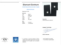 Witgouden oorbellen met diamant - afbeelding 3 van  8