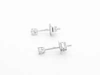 Witgouden oorbellen met diamant - afbeelding 9 van  11