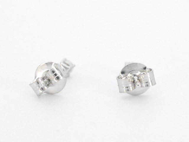 Witgouden oorbellen met diamant - afbeelding 10 van  11