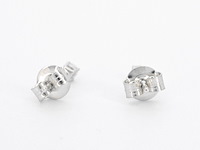 Witgouden oorbellen met diamant - afbeelding 10 van  11