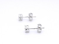 Witgouden oorbellen met diamant - afbeelding 5 van  9