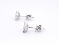 Witgouden oorbellen met diamant - afbeelding 5 van  9