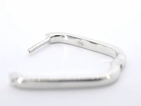 Witgouden oorbellen met diamant - afbeelding 5 van  7