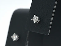 Witgouden oorbellen met diamant - afbeelding 3 van  9