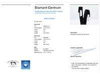 Witgouden oorbellen met diamanten - afbeelding 3 van  11