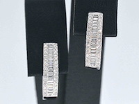 Witgouden oorbellen met diamanten - afbeelding 5 van  11