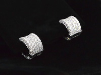 Witgouden oorbellen met diamanten - afbeelding 8 van  13