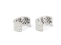 Witgouden oorbellen met diamanten - afbeelding 13 van  13