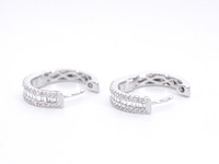 Witgouden oorbellen met diamanten - afbeelding 9 van  12