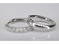 Witgouden oorbellen met diamanten - afbeelding 5 van  7