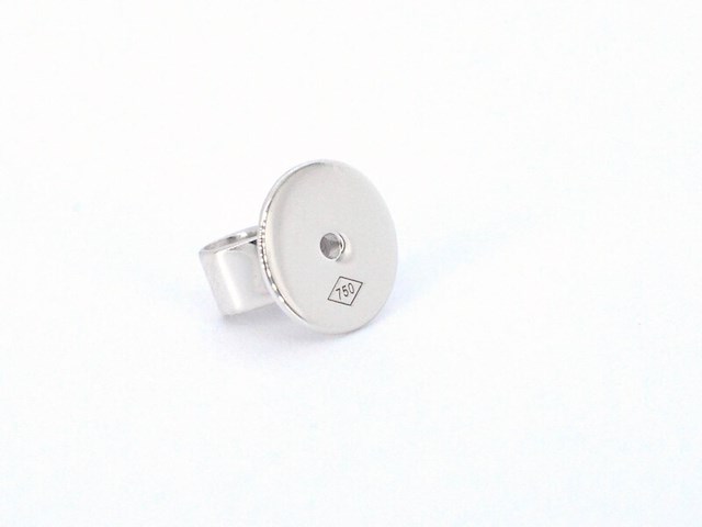 Witgouden oorbellen met grote diamanten 1.64 carat - afbeelding 11 van  11