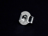 Witgouden oorbellen met multicolour edelstenen en diamant - afbeelding 7 van  9