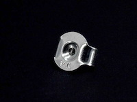 Witgouden oorbellen met multicolour edelstenen en diamant - afbeelding 7 van  9
