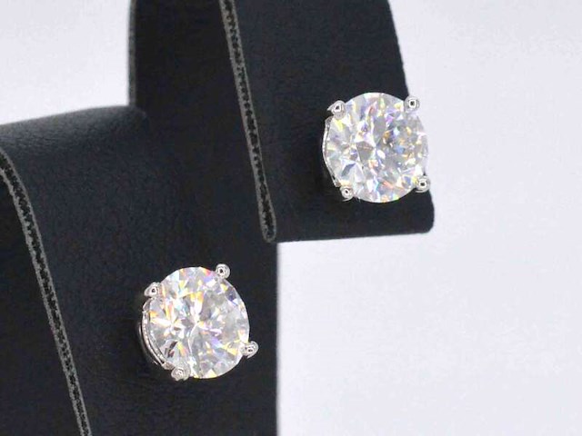 Witgouden oorbellen met natuurlijke diamanten 1.51 carat (gia gecertificeerd) - afbeelding 7 van  12