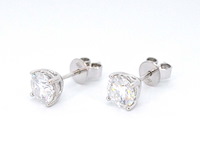 Witgouden oorbellen met natuurlijke diamanten 1.51 carat (gia gecertificeerd) - afbeelding 8 van  12