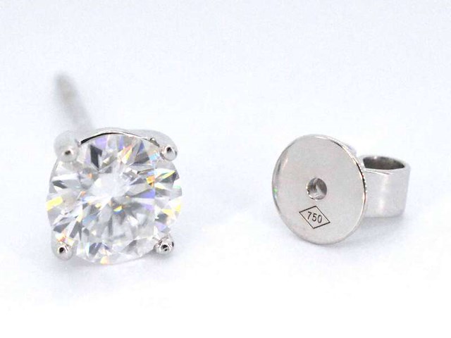 Witgouden oorbellen met natuurlijke diamanten 1.51 carat (gia gecertificeerd) - afbeelding 11 van  12
