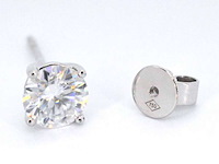 Witgouden oorbellen met natuurlijke diamanten 1.51 carat (gia gecertificeerd) - afbeelding 11 van  12
