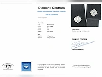 Witgouden oorknoppen diamant 0.30 ct - afbeelding 3 van  11