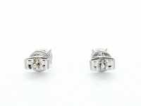 Witgouden oorknoppen diamant 0.30 ct - afbeelding 10 van  11