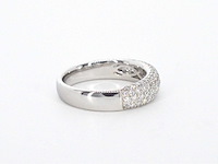 Witgouden pave ring met diamanten 0.90 carat - afbeelding 8 van  11