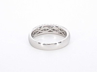 Witgouden pave ring met diamanten 0.90 carat - afbeelding 10 van  11