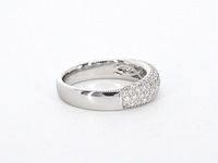 Witgouden pave ring met diamanten 0.90 carat - afbeelding 6 van  10