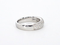 Witgouden pave ring met diamanten 0.90 carat - afbeelding 8 van  12