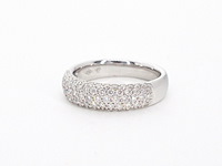 Witgouden pave ring met diamanten 0.90 carat - afbeelding 11 van  12