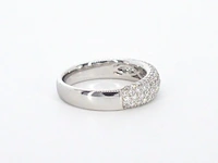 Witgouden pave ring met diamanten 0.90 carat - afbeelding 8 van  12