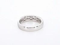 Witgouden pave ring met diamanten 0.90 carat - afbeelding 10 van  12