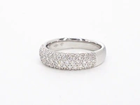 Witgouden pave ring met diamanten 0.90 carat - afbeelding 11 van  12