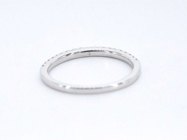 Witgouden rijring met briljant geslepen diamant - afbeelding 9 van  10