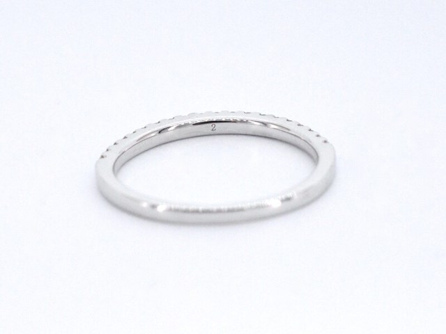 Witgouden rijring met briljant geslepen diamant - afbeelding 9 van  11