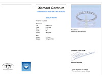 Witgouden rijring met briljant geslepen diamanten - afbeelding 4 van  10