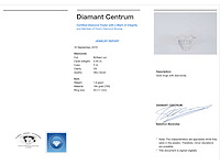 Witgouden rijring met briljant geslepen diamanten - afbeelding 4 van  10