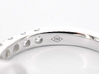 Witgouden rijring met diamanten - afbeelding 5 van  5