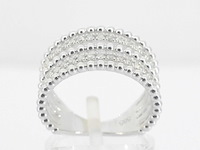 Witgouden rijring met diamanten - afbeelding 5 van  9