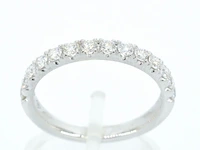 Witgouden rijring met diamanten