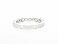 Witgouden rijring met diamanten - afbeelding 8 van  10