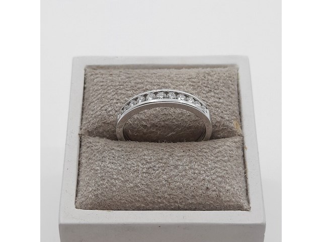 Witgouden ring, 18 karaats - afbeelding 1 van  10