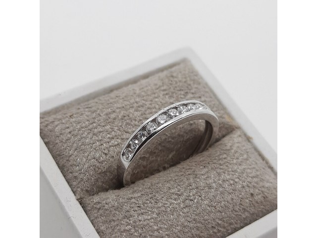 Witgouden ring, 18 karaats - afbeelding 3 van  10