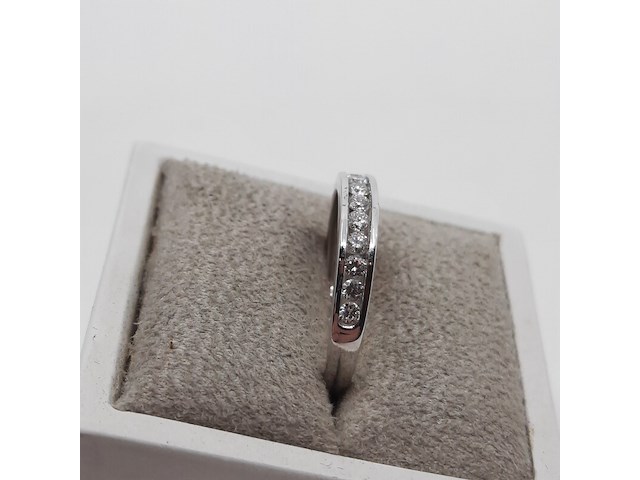 Witgouden ring, 18 karaats - afbeelding 4 van  10