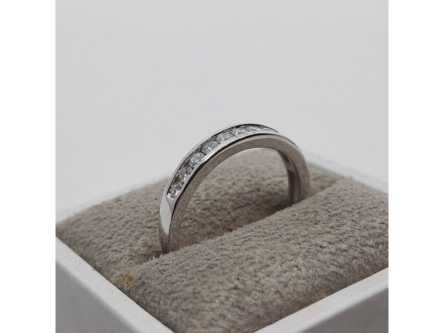 Witgouden ring, 18 karaats - afbeelding 6 van  10