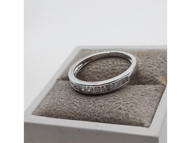 Witgouden ring, 18 karaats - afbeelding 8 van  10