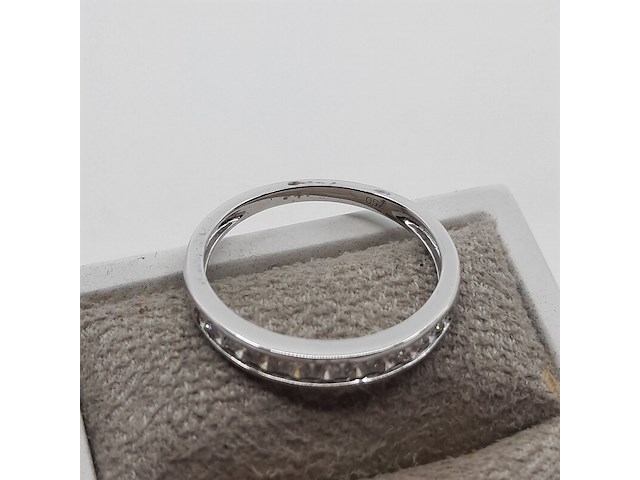 Witgouden ring, 18 karaats - afbeelding 9 van  10