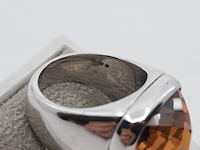 Witgouden ring, 18 karaats - afbeelding 2 van  18