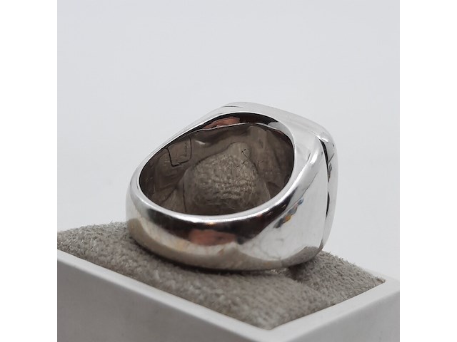 Witgouden ring, 18 karaats - afbeelding 3 van  18