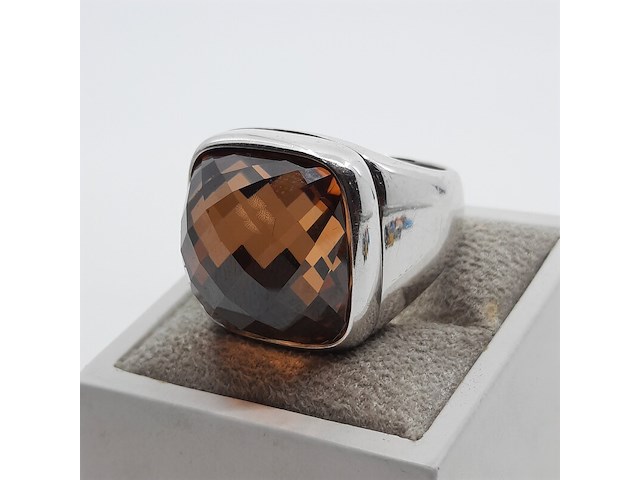 Witgouden ring, 18 karaats - afbeelding 17 van  18