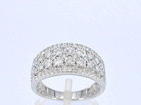 Witgouden ring briljant 1.00 ct - afbeelding 1 van  10